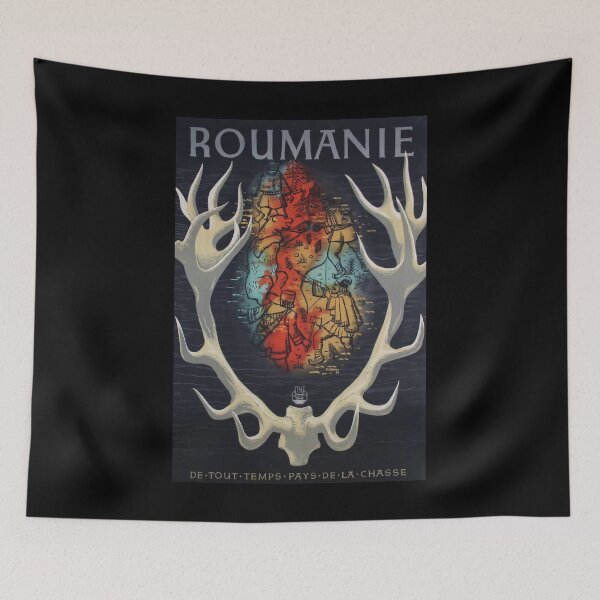 Item preview, Roumanie retro poster designed and sold by CorasPosters.