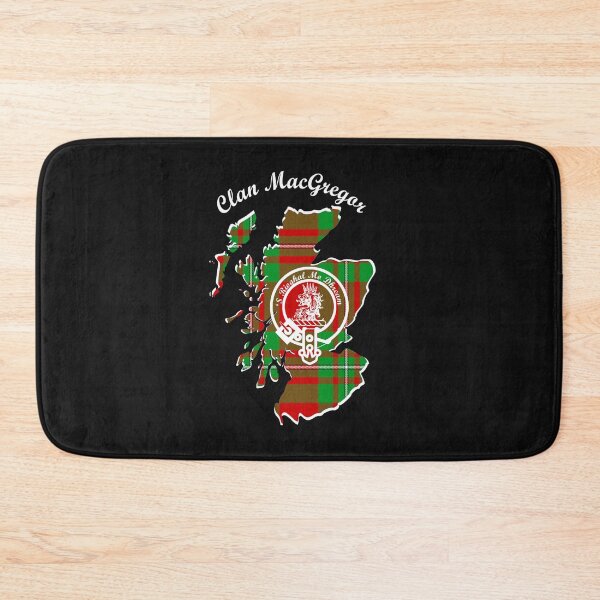 Item preview, Clan MacGregor Scotland Map Crest designed and sold by BagTown Clans.