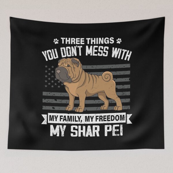 Item preview, Don't Mess With My Shar Pei Dog Lover Mom Dad Cute Funny Gift designed and sold by rafaeltto.
