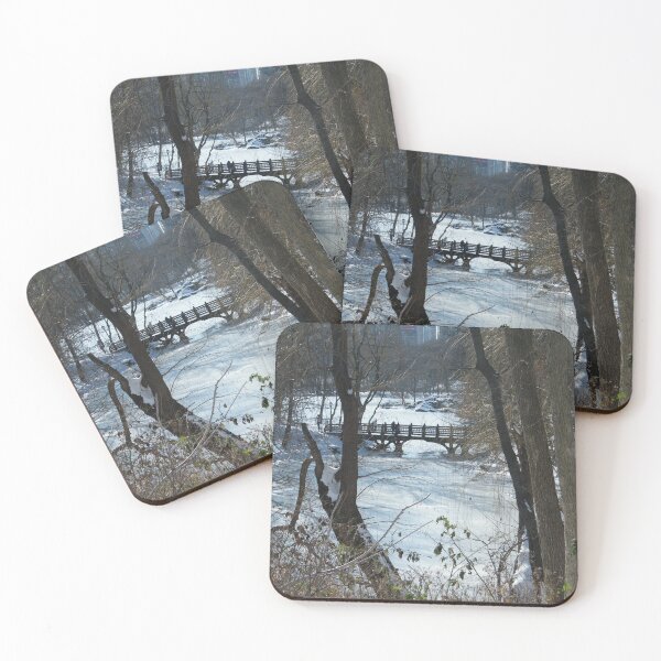 Item preview, Bridge over Snow-Covered Lake, Central Park designed and sold by lenspiro.