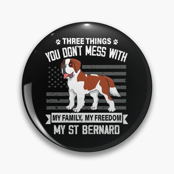 Item preview, Don't Mess With My St Bernard Dog Lover Mom Dad Cute Funny Gift designed and sold by rafaeltto.