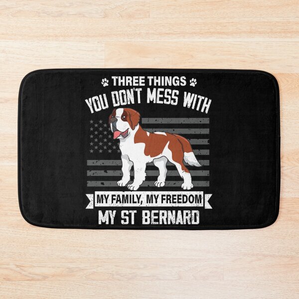 Item preview, Don't Mess With My St Bernard Dog Lover Mom Dad Cute Funny Gift designed and sold by rafaeltto.