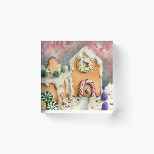 Item preview, Gingerbread House with roof deck  designed and sold by AMOpainting.