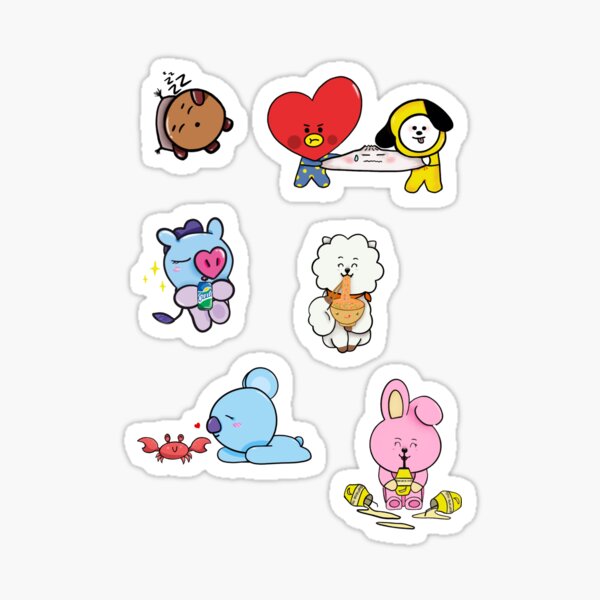 BTS Catchphrase Sticker Sheet – Le Petit Elefant