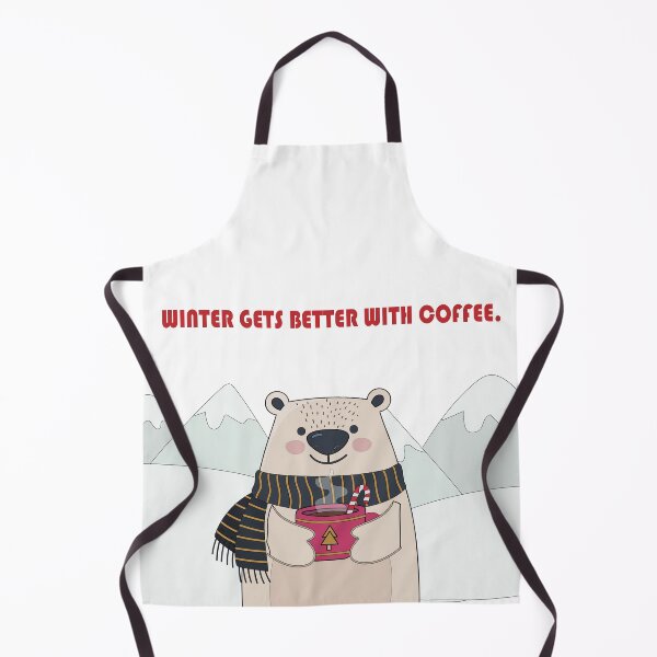 Item preview, winter gets better with coffee designed and sold by PRINTED ..