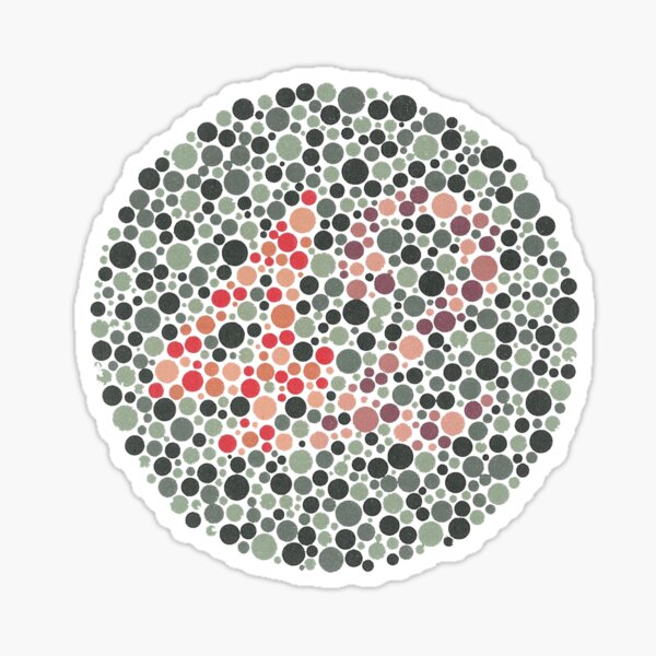 42 - Ishihara Plate Sticker