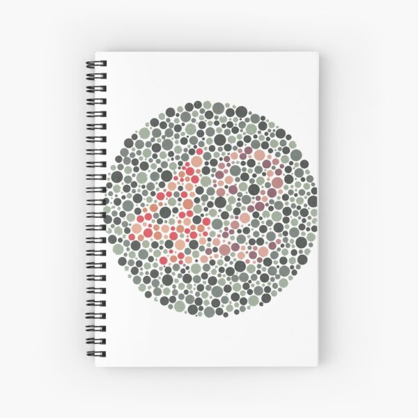 42 - Ishihara Plate Spiral Notebook