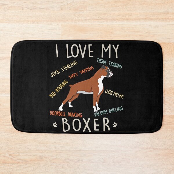 Item preview, I Love My Boxer Dog Lover Mom Dad Cute Funny Gift designed and sold by rafaeltto.