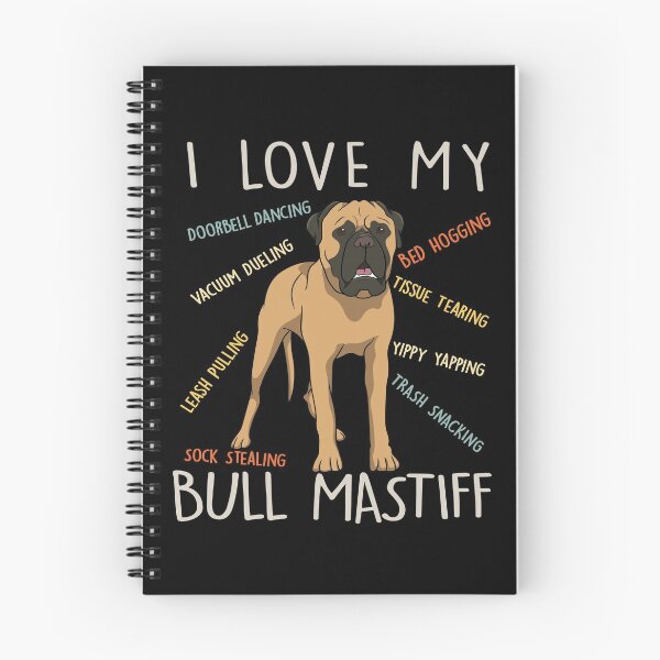 Item preview, I Love My Bull Mastiff Dog Lover Mom Dad Cute Funny Gift designed and sold by rafaeltto.