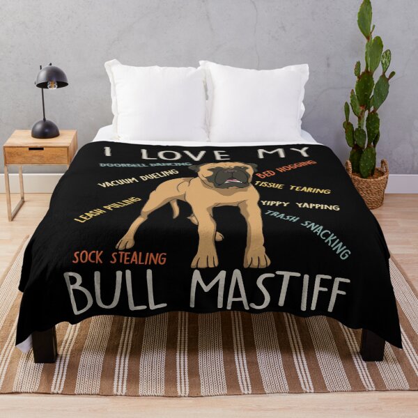 Item preview, I Love My Bull Mastiff Dog Lover Mom Dad Cute Funny Gift designed and sold by rafaeltto.