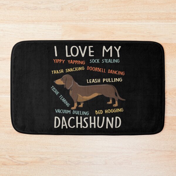 Item preview, I Love My Dachshund Doxie Dog Lover Mom Dad Cute Funny Gift designed and sold by rafaeltto.