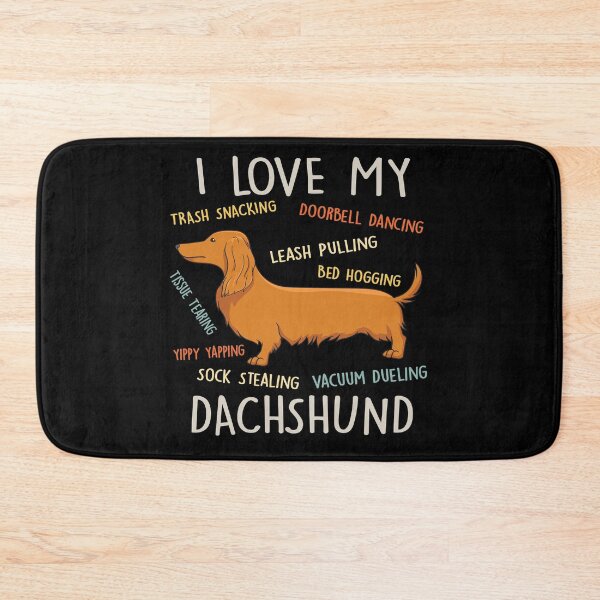 Item preview, I Love My Dachshund Doxie Dog Lover Mom Dad Cute Funny Gift designed and sold by rafaeltto.