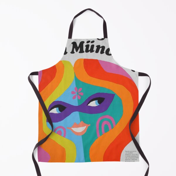 Item preview, Fasching retro poster designed and sold by CorasPosters.