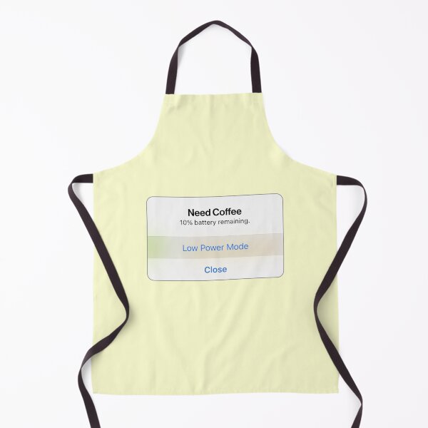 Item preview, Need Coffee Low Battery Notification College designed and sold by thefrshmachine.