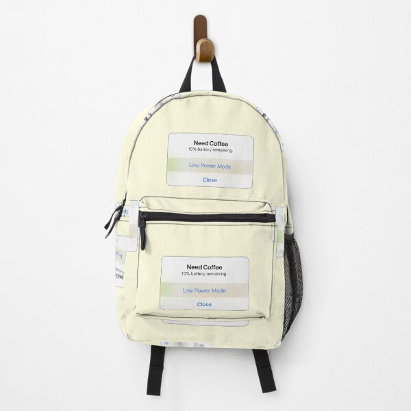 Item preview, Need Coffee Low Battery Notification College designed and sold by thefrshmachine.