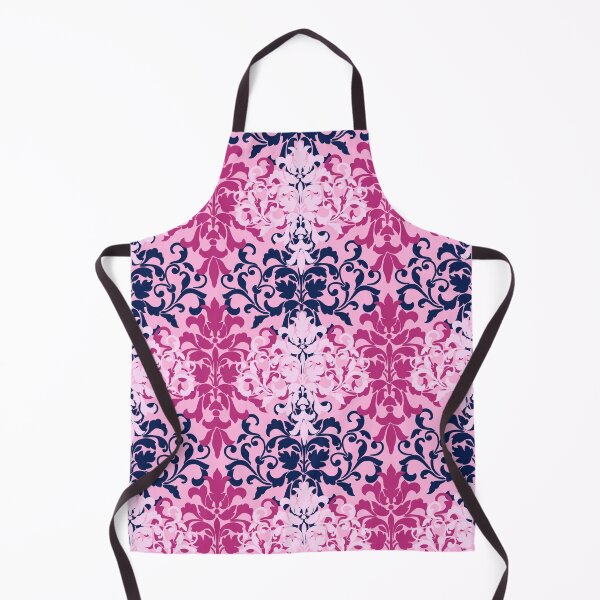 Item preview, Pink and Navy Damask designed and sold by MeganSteer.