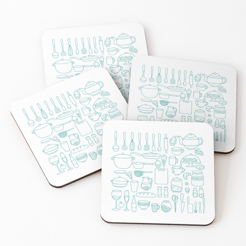 Item preview, Coasters (Set of 4) designed and sold by FelpoStore.