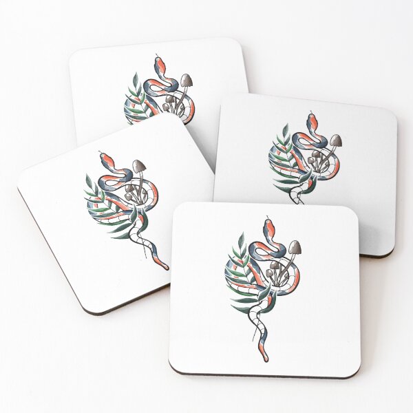 Item preview, Natural watercolor art - snake trip designed and sold by Estaciobp.