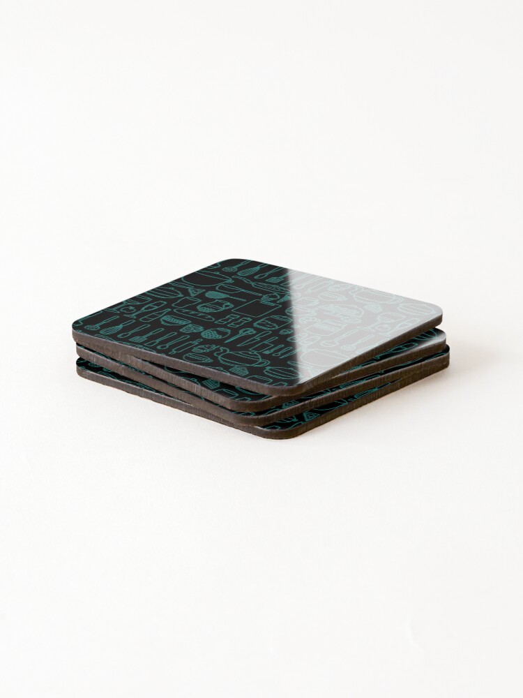 Thumbnail 4 of 5, Coasters (Set of 4), Cookware designed and sold by FelpoStore.