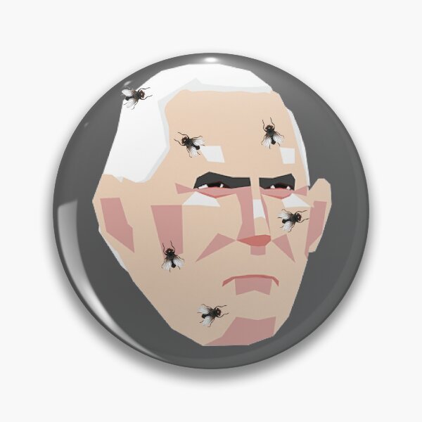 Item preview, MIKE PENCE FLY FLIES GREY designed and sold by pierrelaidesign.