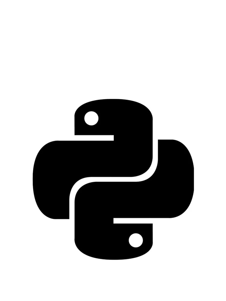 Thumbnail 4 of 4, iPhone Case, Python Black Logo Coding Script designed and sold by thefrshmachine.