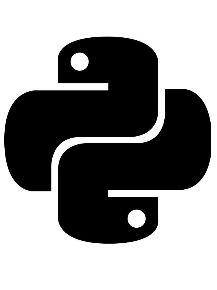 Thumbnail 7 of 7, Oversized T-Shirt, Python Black Logo Coding Script designed and sold by thefrshmachine.
