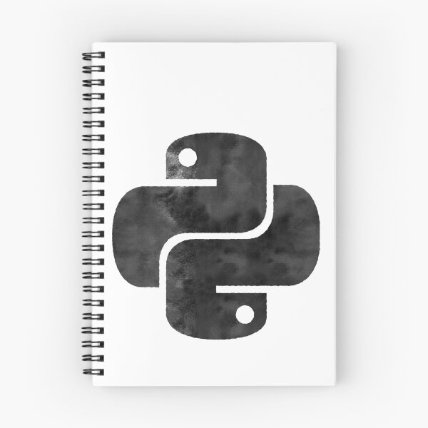 Item preview, Python Watercolor Painted Black Logo Coder Scripts designed and sold by thefrshmachine.