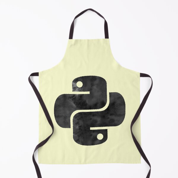 Item preview, Python Watercolor Painted Black Logo Coder Scripts designed and sold by thefrshmachine.