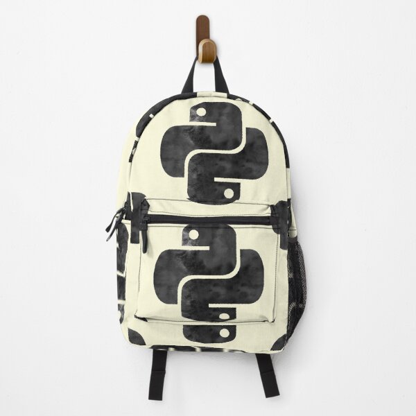 Item preview, Python Watercolor Painted Black Logo Coder Scripts designed and sold by thefrshmachine.