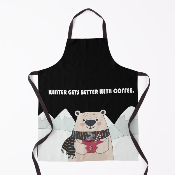 Item preview, winter gets better with coffee designed and sold by PRINTED ..