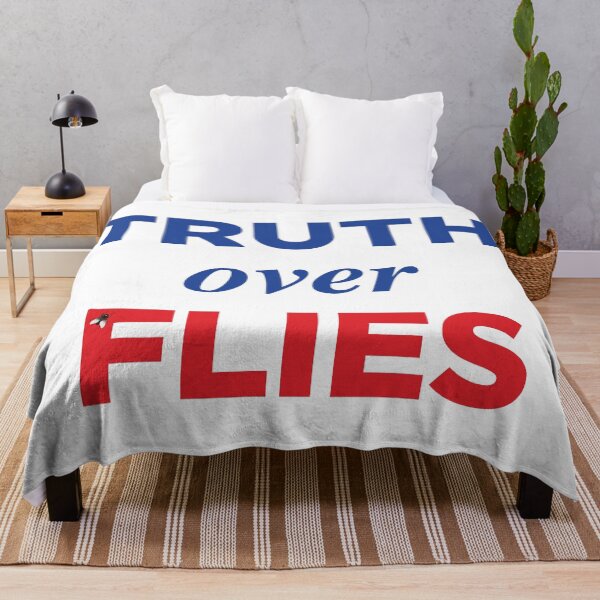 Item preview, TRUTH OVER FLIES | TRUTH OVER LIES | FLY ON MIKE PENCES HEAD PARODY designed and sold by pierrelaidesign.