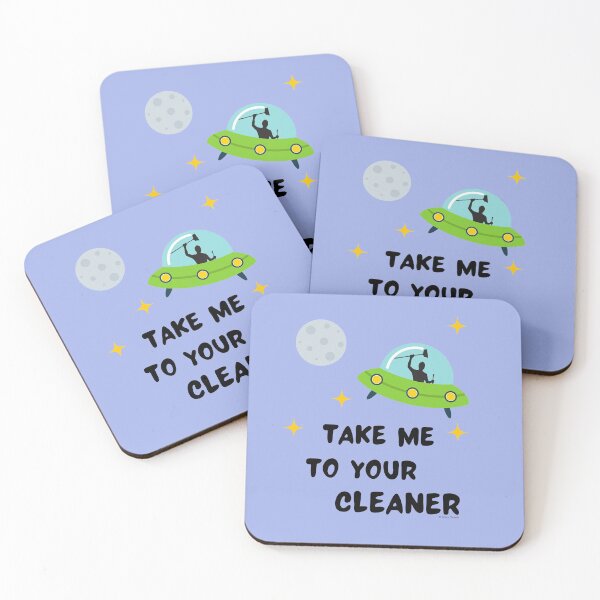 Item preview, Take Me To Your Cleaner Flying Saucer Space Humor designed and sold by SavvyCleaner.