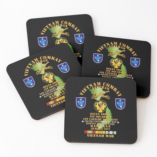 Item preview, Army - Battle for FSB Mary Ann - D Trp 1st Sqd 1st Cav - 23rd ID w VN SVC designed and sold by Military Insignia Products.