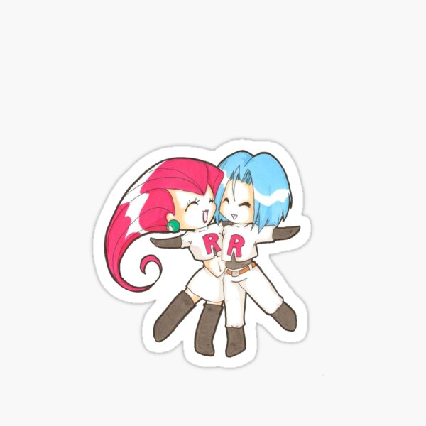 Cute Team Rocket Sticker\