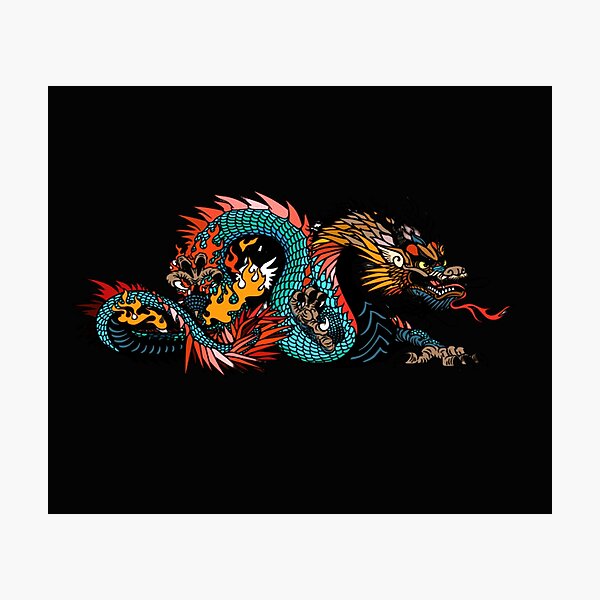 Wandbilder Chinesischer Drache Redbubble