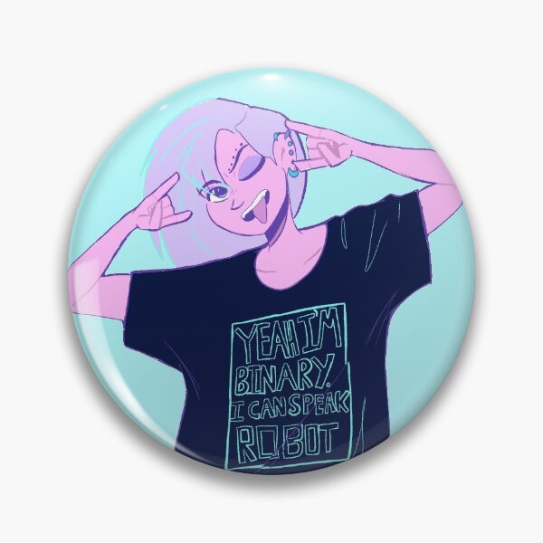 Item preview, "Yeah I'm Binary. I Speak Robot" OC designed and sold by Ru-minate.