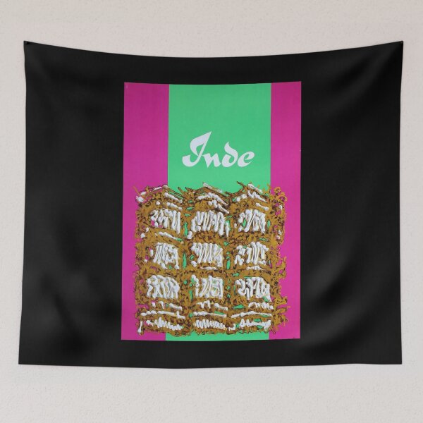 Item preview, Inde retro poster designed and sold by CorasPosters.