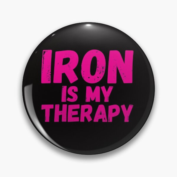 Item preview, Iron Is My Therapy Strength Training designed and sold by zanytee.