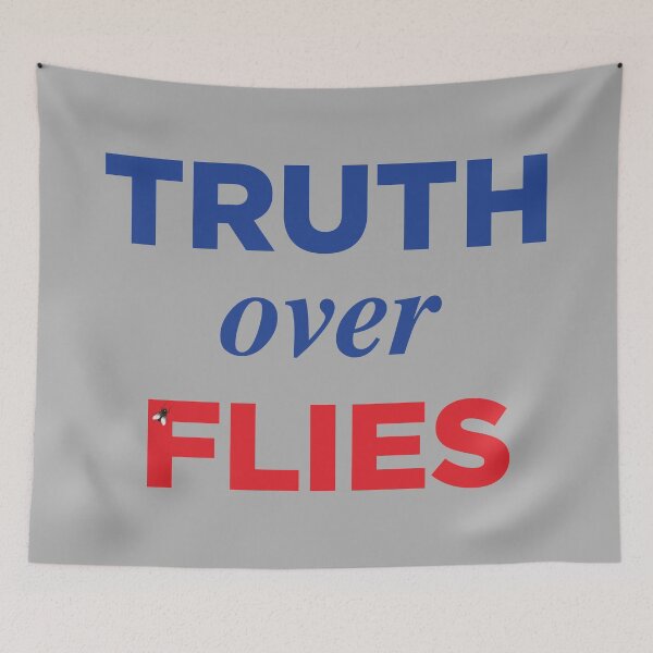 Item preview, TRUTH OVER FLIES | GREY designed and sold by pierrelaidesign.
