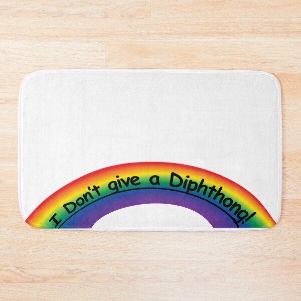 Item preview, I Don't give a Diphthong!  Speech pathologist jokes and puns. designed and sold by Healthy-Sarcasm.
