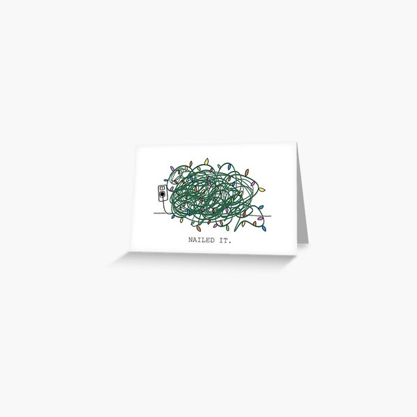 Item preview, Merry Christmas, Happy Holidays - NAILED IT designed and sold by halideO.