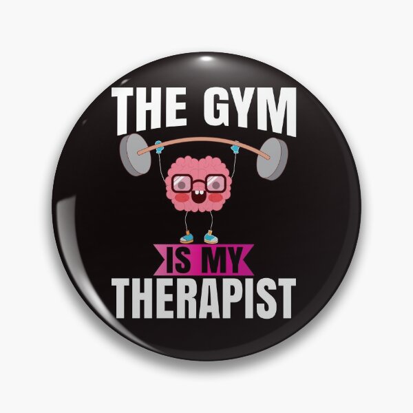 Item preview, The Gym Is My Therapist Funny Gym designed and sold by zanytee.
