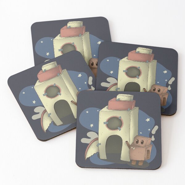 Item preview, Cardboard Beep Boop Goes to Space designed and sold by irlfairy.