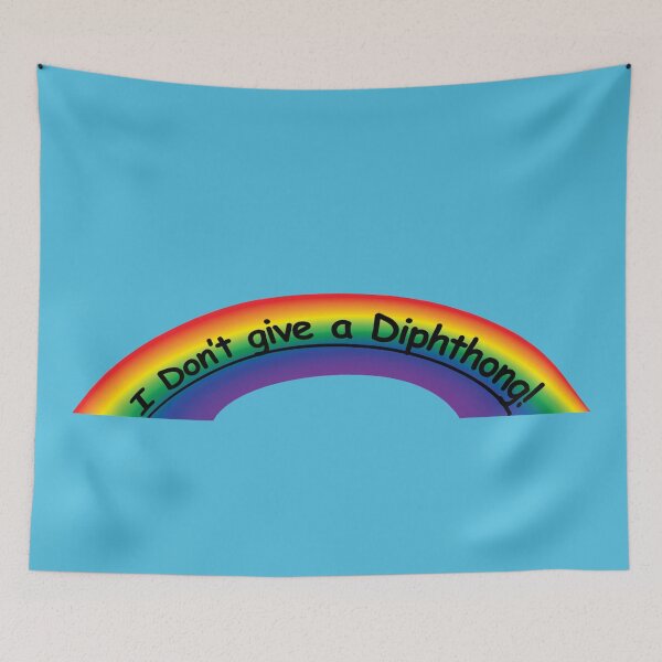 Item preview, I Don't give a Diphthong!  Speech pathologist jokes and puns. designed and sold by Healthy-Sarcasm.