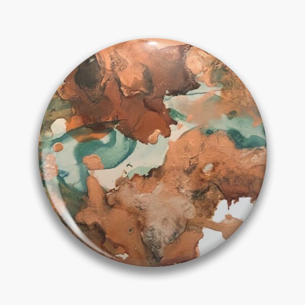 Item preview, Autumn Turning - Copper and Mint Abstract designed and sold by Jenie Yolland.