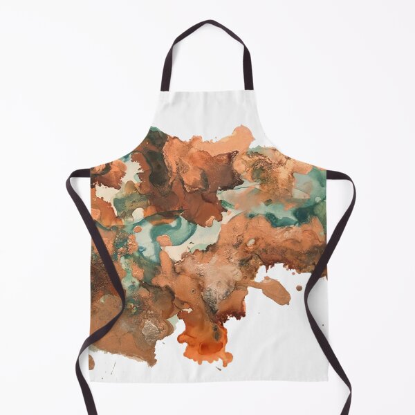 Item preview, Autumn Turning - Copper and Mint Abstract designed and sold by Jenie Yolland.