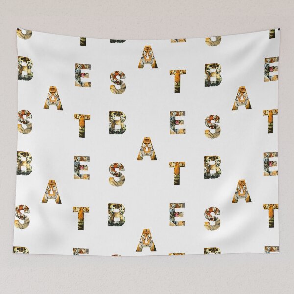 Item preview, BEAST Tiger Single Letters Pack designed and sold by StayCuztom.