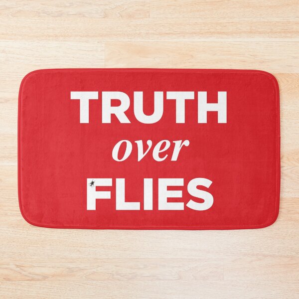 Item preview, TRUTH OVER FLIES | TRUTH OVER LIES | FLY ON MIKE PENCES HEAD PARODY designed and sold by pierrelaidesign.