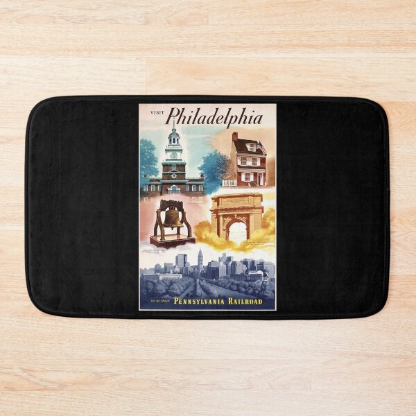 Item preview, Philadelphia retro poster designed and sold by CorasPosters.