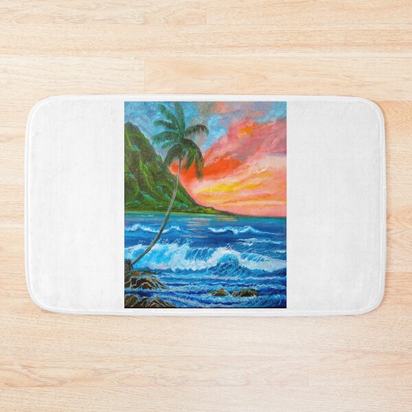 Item preview, PALM TREE AND SUNSET designed and sold by jennyleeandjim.